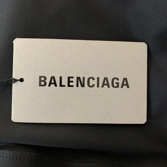$850 Balenciaga Logo Sport Track Skirt - Picture 6 of 11